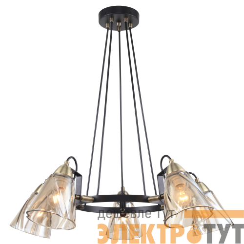 Люстра Cathy 5106-305 5хE14 40Вт лофт-кантри Rivoli Б0055513