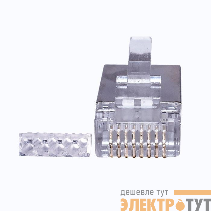 Коннектор 8P8C FTP 6 3U (RJ-45) (уп.100шт) SUPRLAN 10-0202