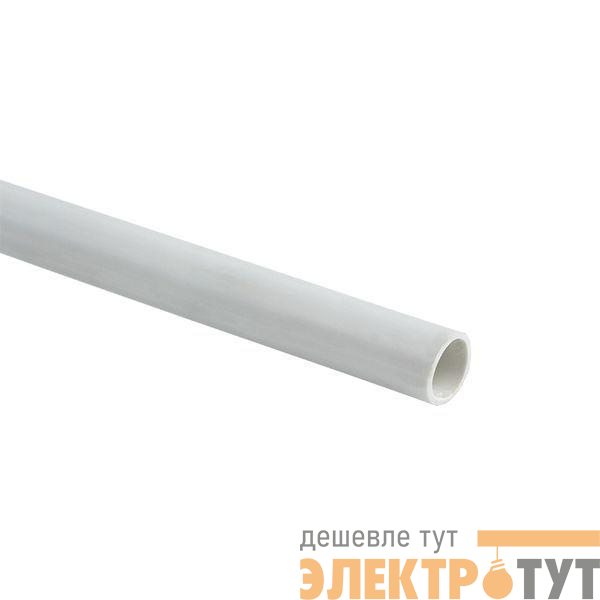 Труба гладкая ПВХ жесткая d16мм бел. (дл.2м) PROxima EKF trg-16w-2m