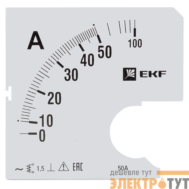 Шкала сменная для A961 50/5А-1.5 PROxima EKF s-a961-50