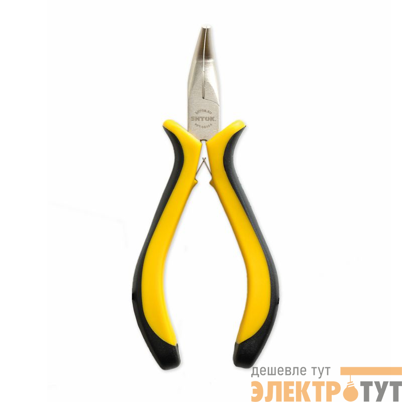 Тонкогубцы изогнутые "Мини" 120мм (08404) SHTOK 376307
