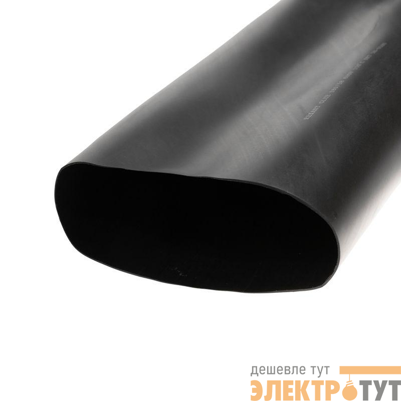 Трубка термоусадочная среднестен. клеевая 180/58 (3-4:1) черн. 1м Rexant 26-0180