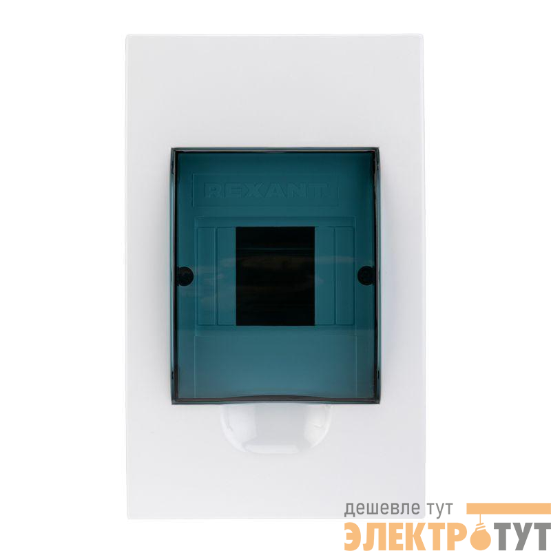 Бокс ЩРВ-П-4 IP41 пластик. бел. Rexant 11-0204