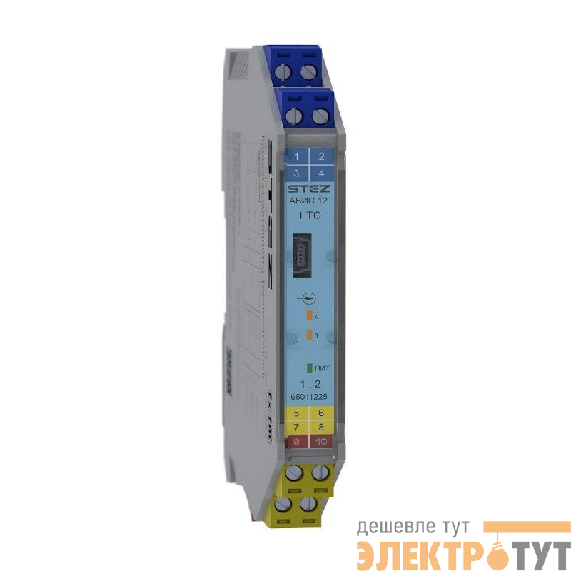 Барьер искрозащиты преобразователь термопар АВИС12-TC-2I СТЭЗ 65011225