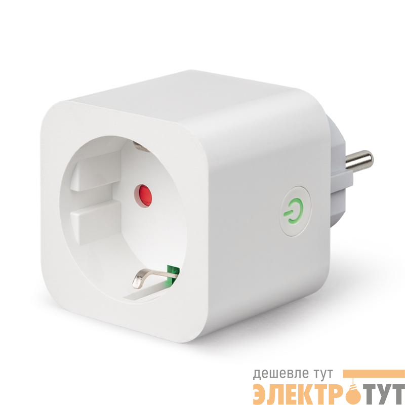 Розетка умная Wi-Fi 16А до 3680Вт голосовое управление + приложение UnielSmart Uniel UL-00011387