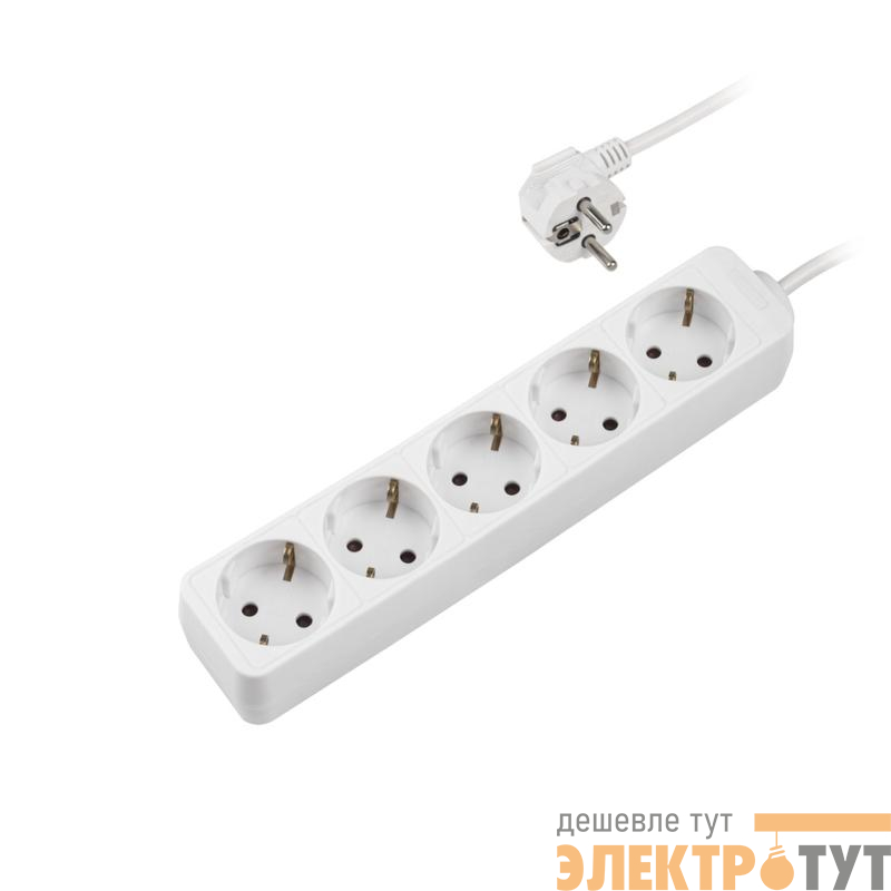 Удлинитель 5х3м с заземл. защитн. шторки ПВС 3 0.75 ФАZА 5052918