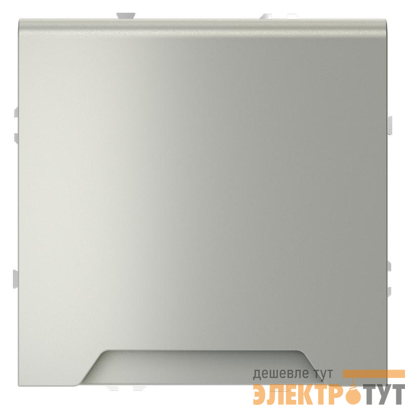 Розетка 1-м СП S70 16А с заземл. защ. шторки + крышка механизм сталь Voltum VLS040305