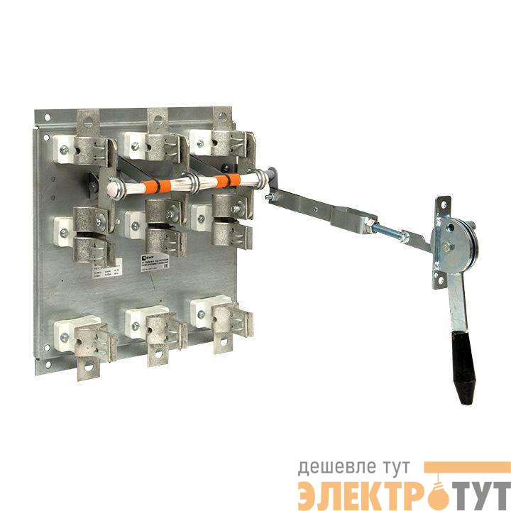 Разъединитель-предохранитель РПС-6 630А правый привод без ППН Basic EKF rps-r-630