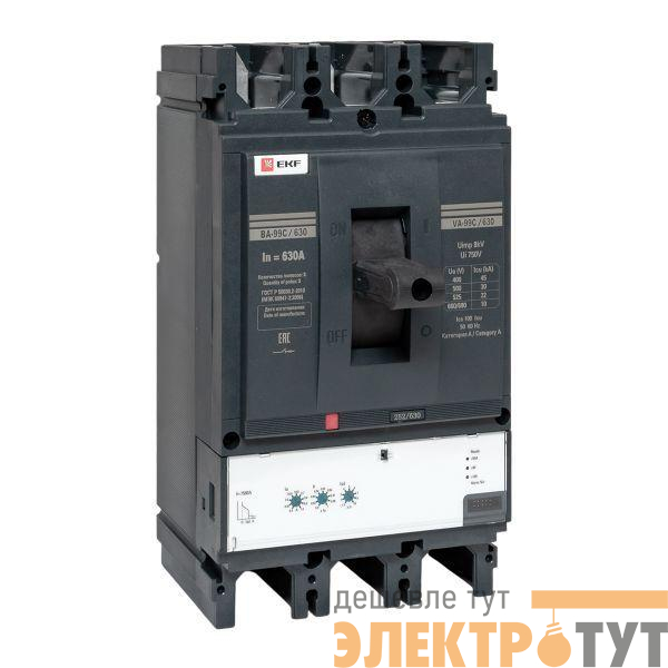 Выключатель автоматический 3п 630/630А 45кА ВА-99C Compact NS PROxima EKF mccb99C-630-630