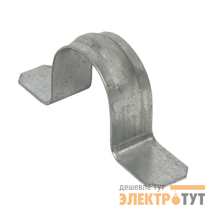 Скоба крепежная двухлапковая d25-26мм метал. для монтажн. пистолета PROxima EKF smp-2-25-26