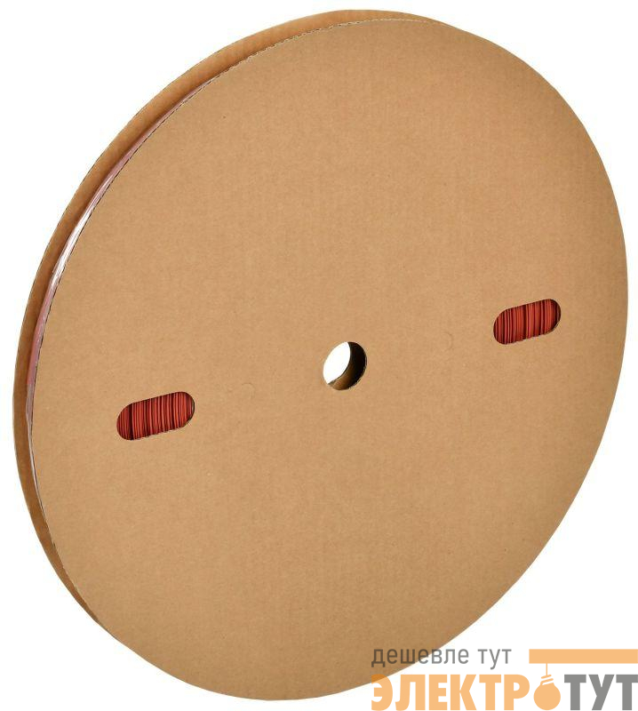 Трубка термоусадочная тонкостен. ТТУ нг-LS 10/5 красн. (уп.100м) IEK UDRS-D10-100-K04