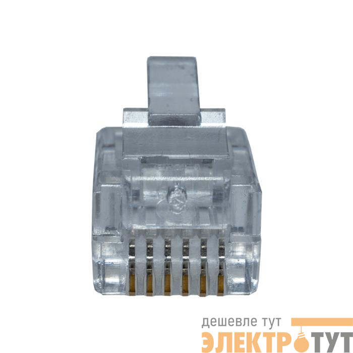 Коннектор 6P6C (RJ-11) (уп.100шт) SUPRLAN 10-0228