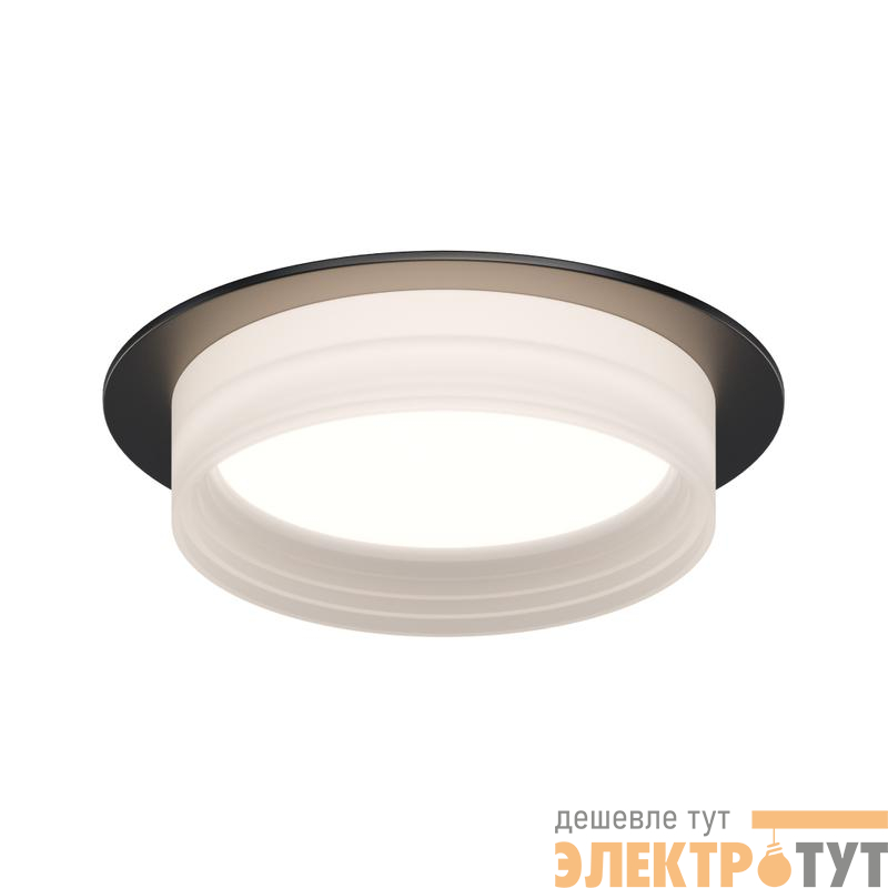 Светильник точечный Nimbus max 15Вт GX53 230В 50Гц встраив. под светодиод. лампу черн. Apeyron 16-111