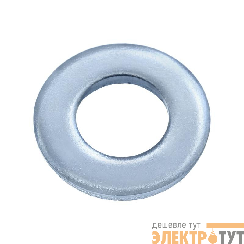 Шайба плоская М6 DIN 125А цинк. (коробка) (уп.300шт) СТРОЙМЕТИЗ UTORM3060043