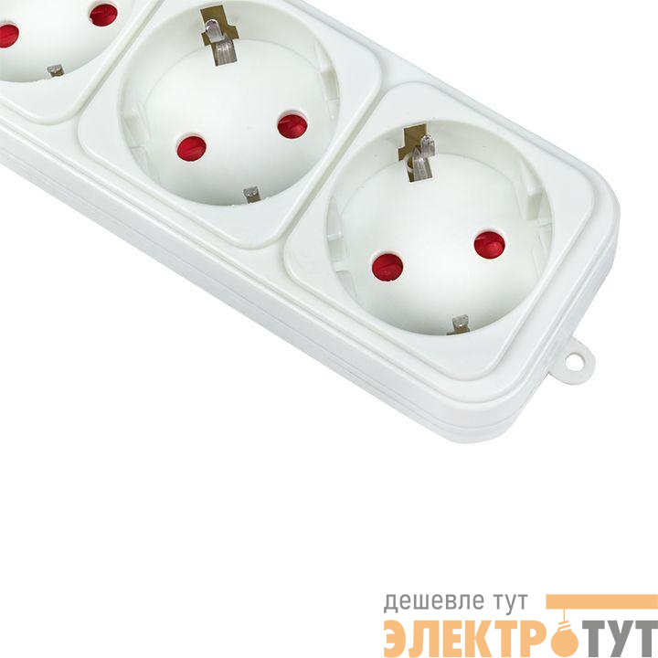 Удлинитель с сетевым фильтром 6х3м 10А/2.2кВт с выкл. и заземл. ПВС 3х0.75 Блокбастер PROxima EKF UFP10-375-6-03
