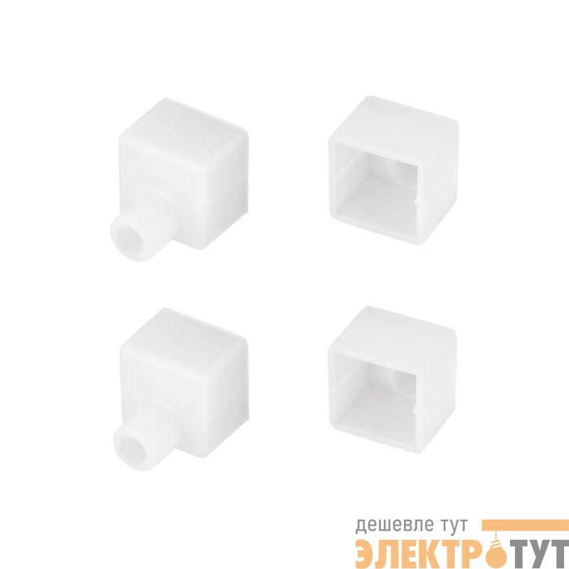 Заглушка WPH-FLEX-1616 WHITE с отверстием пластикArlight 040863