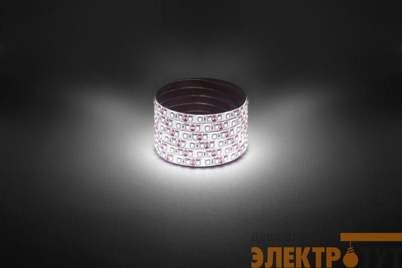 Лента светодиодная LS2835 -9.6-120-12-4000K-IP65-1 year-5m нейтр. бел. (уп.5м) Эра Б0059902