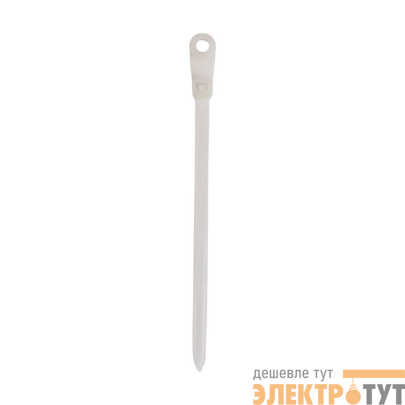Хомут кабельный (стяжка) PCT-S 3.6х100-100WH 3.6х100 PA6.6 бел. (уп.100шт) JazzWay 5055490