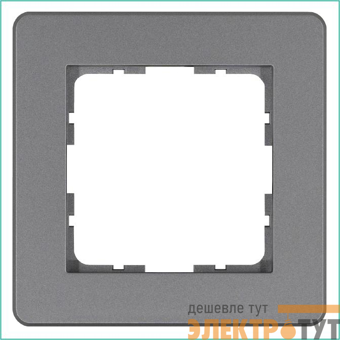 Рамка 1-м G-Flex алюм. Jasmart G1101S