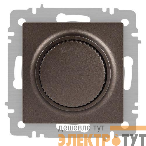 Светорегулятор поворотный СП Accent 6-401-08 600Вт 230В IP20 бронза Intro Б0063684