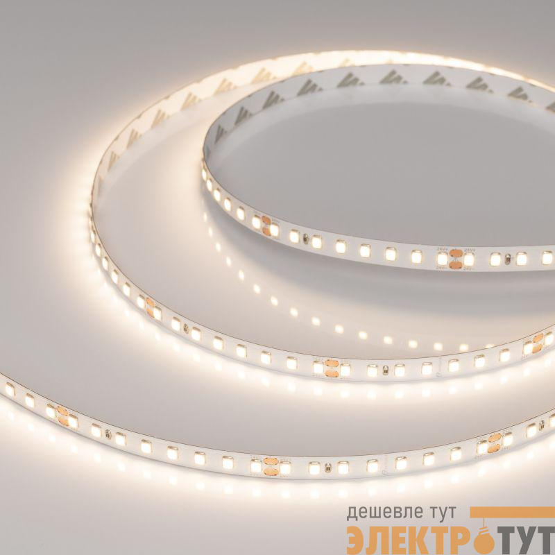 Лента светодиодная RT-A128-8mm 24V Warm 3500К 10Вт/м IP20 высок. эффект. 150 лм/Вт (уп.5м) Arlight 0387571