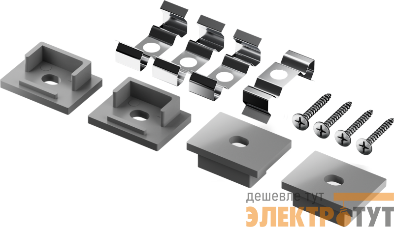 Комплект клипс 91 945 ИМПСЛ-02 (4 крепежные клипсы с заглушками) для ИПСЛ-02 Innolux 91945