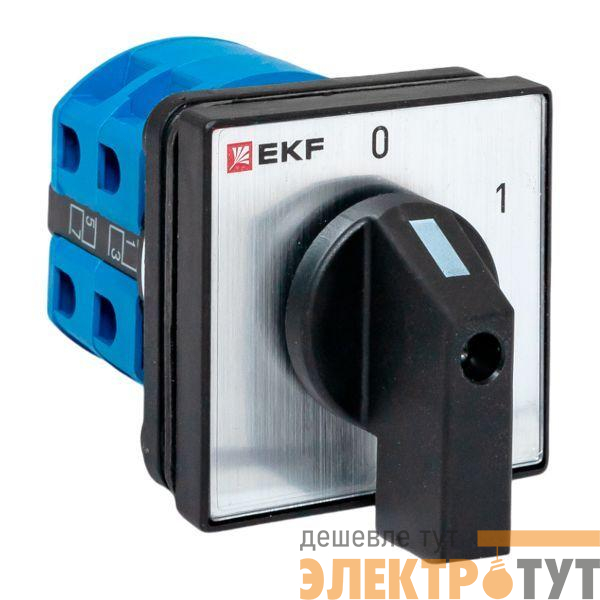 Переключатель кулачковый ПК-1-13 3п 25А "0-1" IP65 EKF pk-1-13-25-65