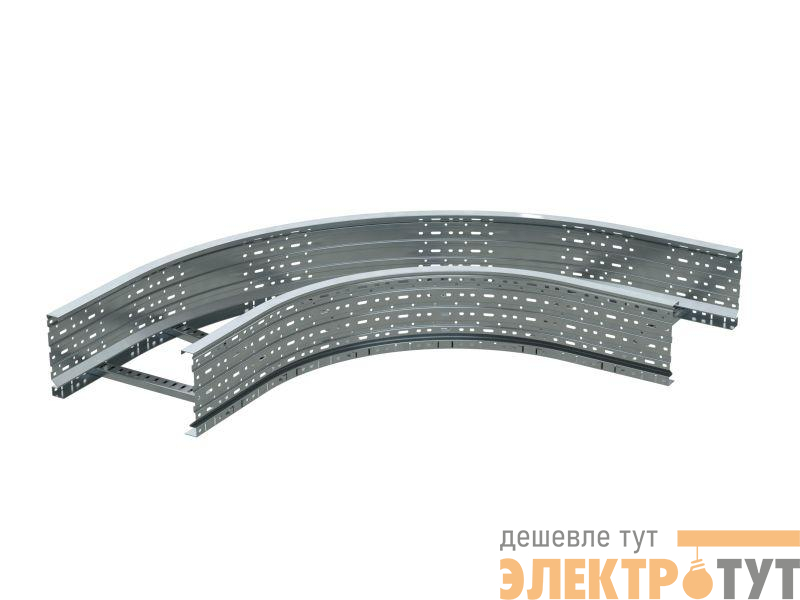 Угол лестничный 90град. 150х600 R600 гор. цинк DKC ULD656R600HDZ