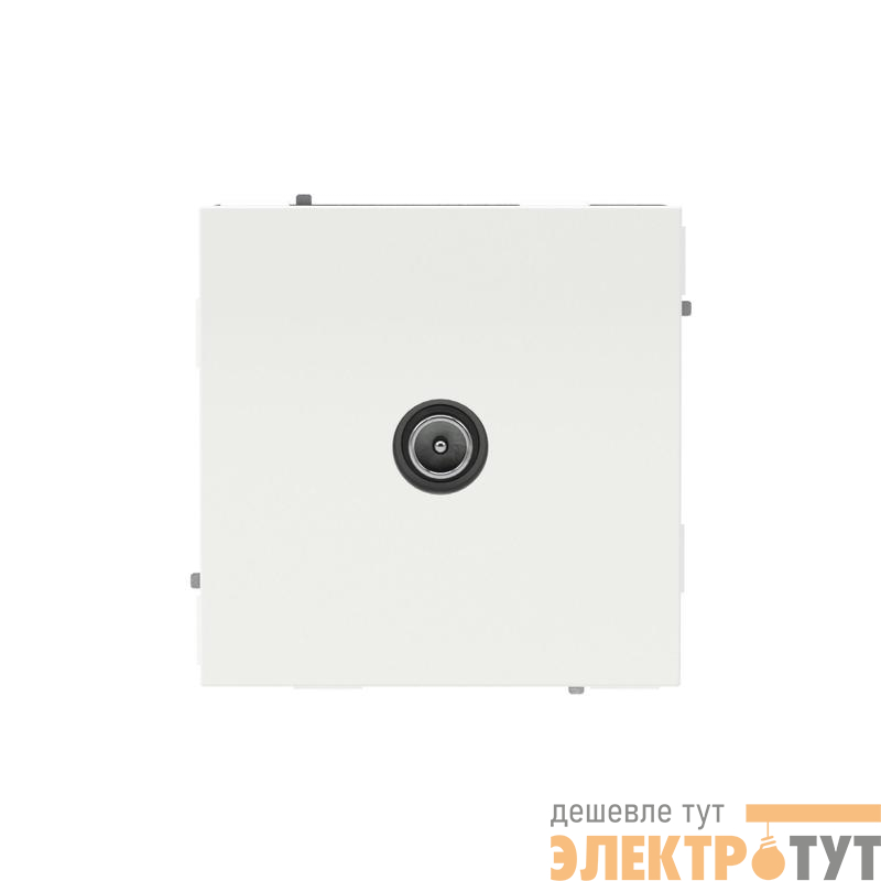 Розетка телевизионная проходная TV KANT бел. магнолия DKC 7000513