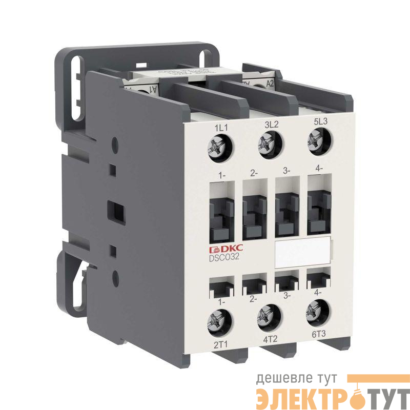 Контактор магнитный YON DSC032 32A 15кВт AC3 3P кат.220В AC YON DSC032-3C00A230