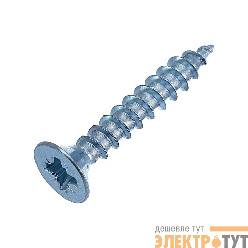 Саморез универсальный 3.5х25 бел. цинк (уп.200шт) коробка СТРОЙМЕТИЗ UTORM2150443