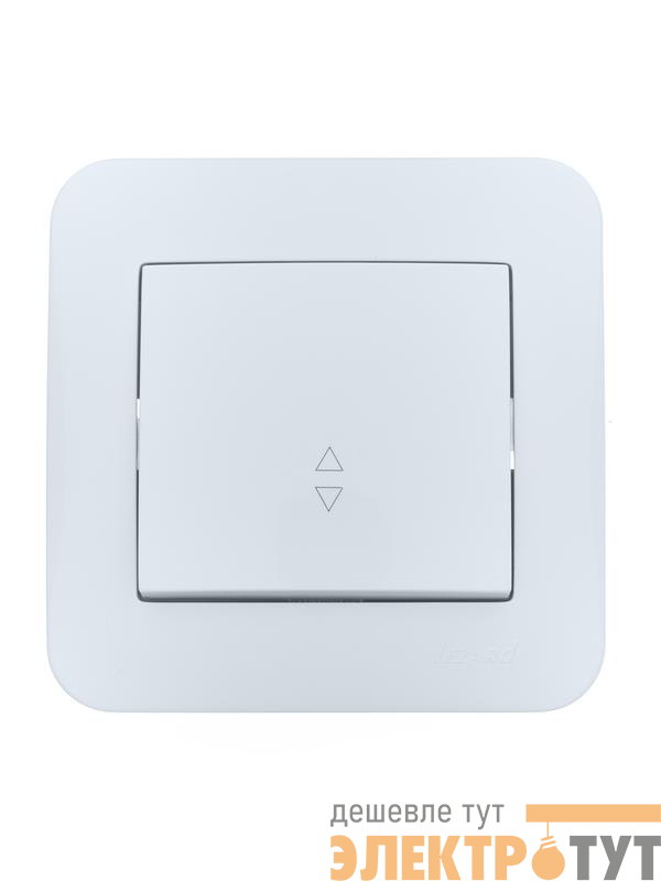 Переключатель проходной 1-кл. 1п СП ASTI 10А IP20 в сборе бел. LEZARD 7081-0202-105
