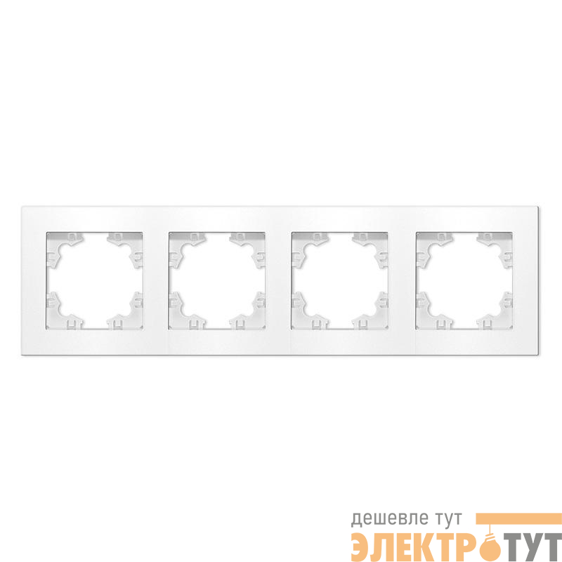 Рамка 4-м Афина универс. бел. Universal A0046