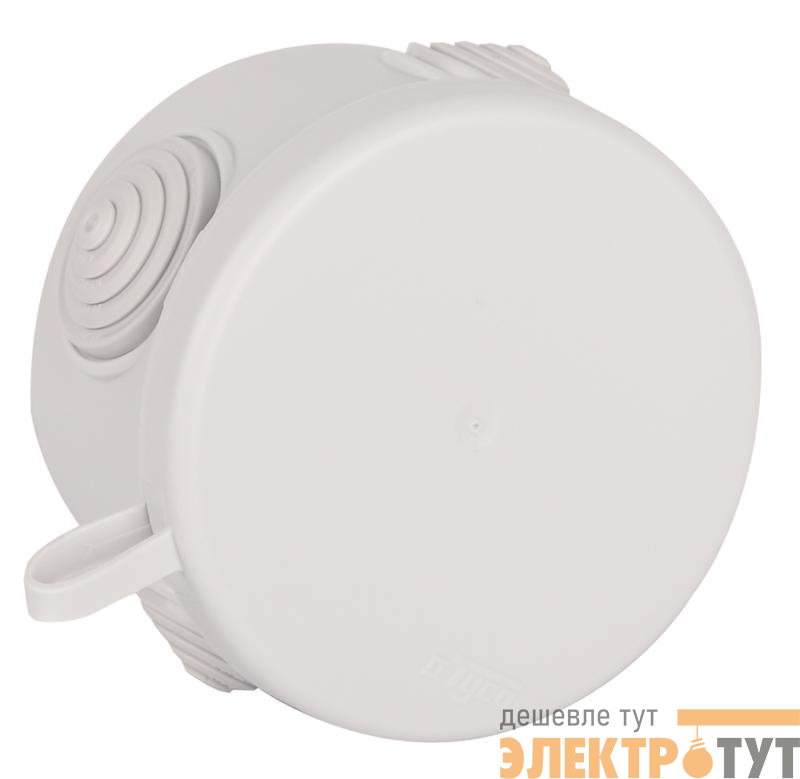 Коробка распаячная для ОП 80х50мм сер. Ruvinil 67025М