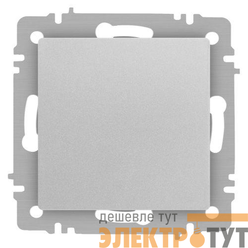 Кнопка Accent 6-109-03 10А-250В IP20 СУ алюм. Intro Б0063608