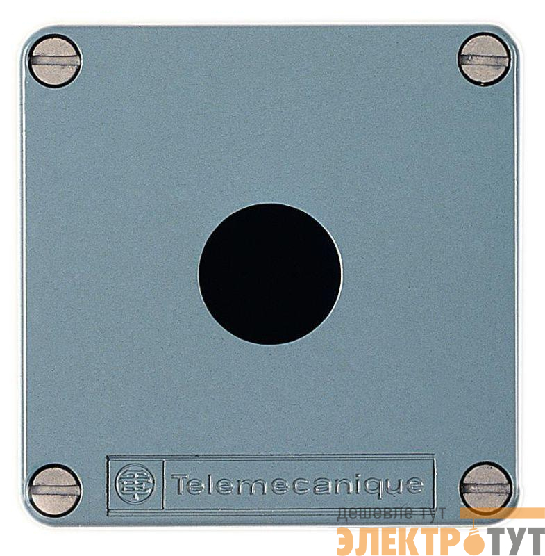 Пост кнопочный метал. 1 отв. 80х80 SchE XAPM1201