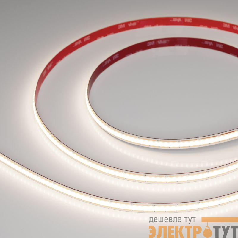 Лента светодиодная COB-X480-10mm 24V Day 4000К 10Вт/м IP20 FreeCut свободная резка (уп.5м) Arlight 044195