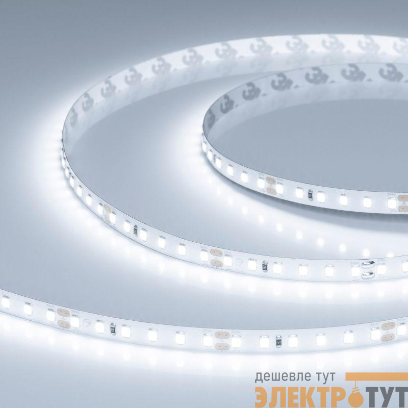 Лента светодиодная UL-A120-8mm 24В White 6000К 2Вт/м IP20 открытый (уп.5м) Arlight 057519