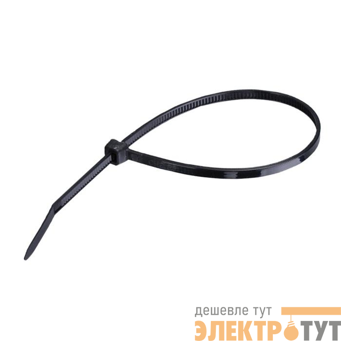 Стяжка нейлоновая 2.5х100мм черн. UV (уп.100шт) SUPRLAN 06-1009