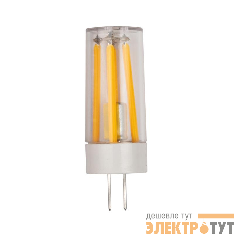 Лампа светодиодная филаментная PLED-G4 PRO 6Вт 2700К 480лм 230В d16.5х50мм без пульсации JazzWay 5062412