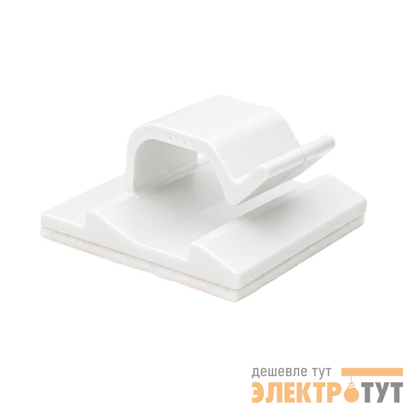 Клипса самоклеящаяся 25х25 бел. (уп.100шт) DKC 25436SR