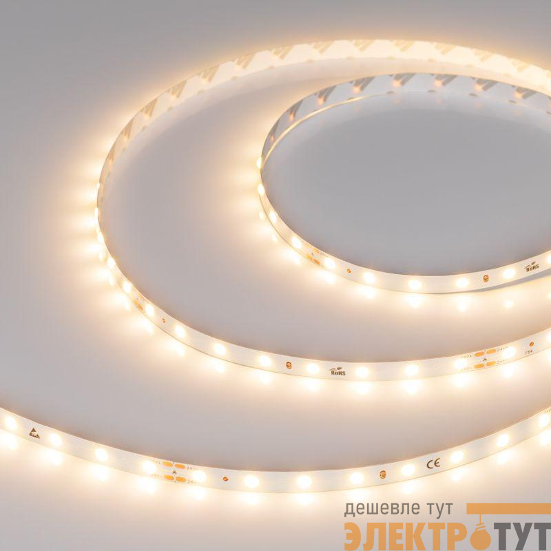 Лента светодиодная DOT-X64-8mm 24V Warm 3000К 5Вт/м IP20 открыт. (уп.5м) Arlight 040233