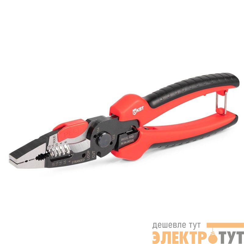 Пассатижи-мультитул 215мм ПРОФИ КВТ 101597