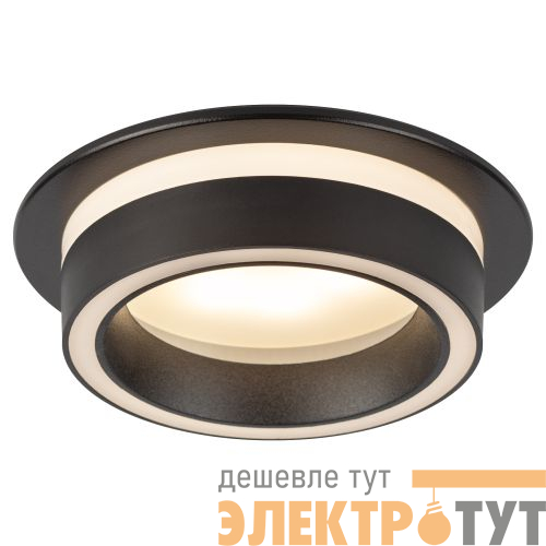 Светильник DK116 BK GX53 IP20 встраив. под лампу черн. Эра Б0071010