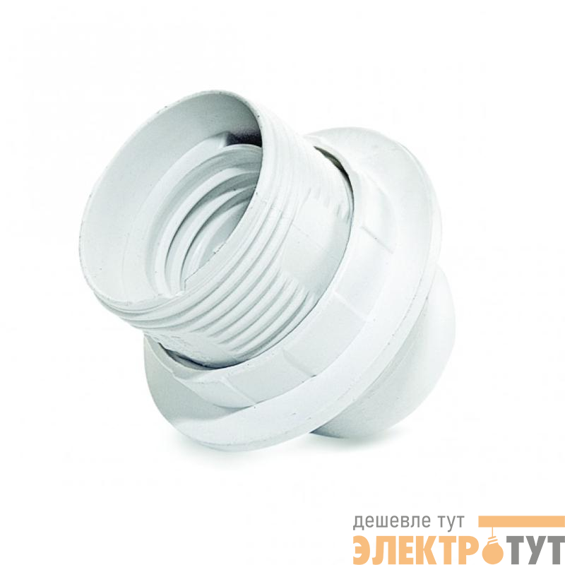 Патрон подвесной E27 с кольцом бел. TOKOV ELECTRIC TKE-C01-PPL/K-27