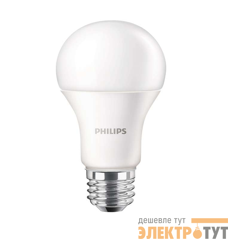 Лампа светодиодная LEDBulb 10Вт E27 3000К 230В A60 RCA EcoHome грушевидная Philips 929001955307