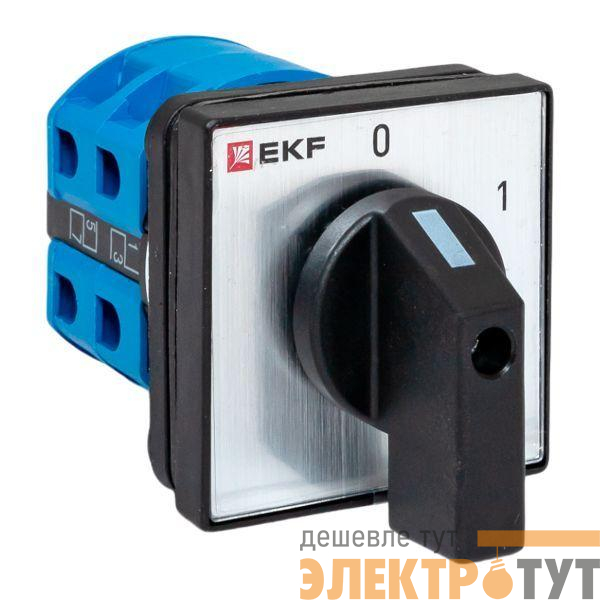 Переключатель кулачковый ПК-1-14 4п 25А "0-1" IP65 EKF pk-1-14-25-65