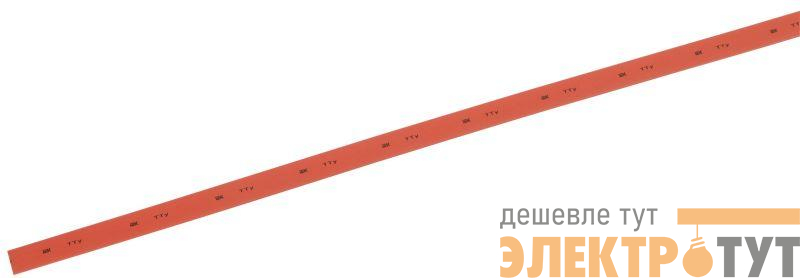 Трубка термоусадочная ТТУ нг-LS 1.5/0.75 красн. 1м IEK UDRS-D15-1-K04