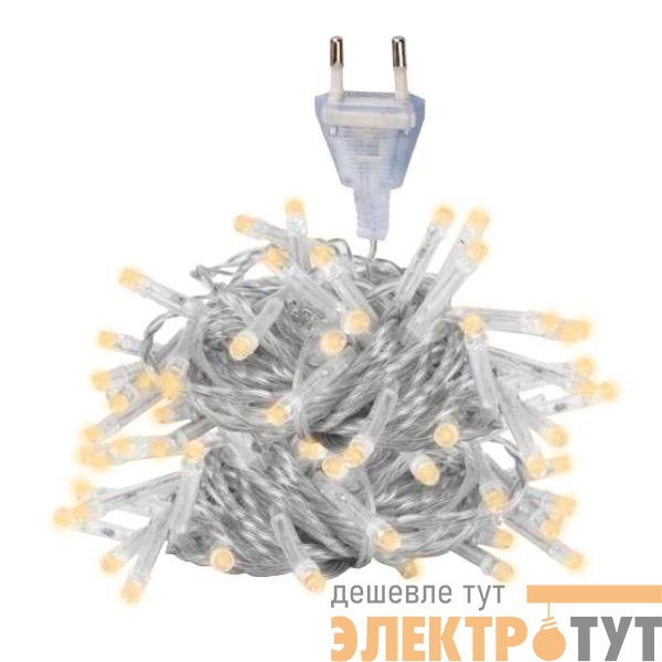 Гирлянда AC-G01-120Y 120LED 12.8м 8реж. 220В желт. ФАZА 5047631