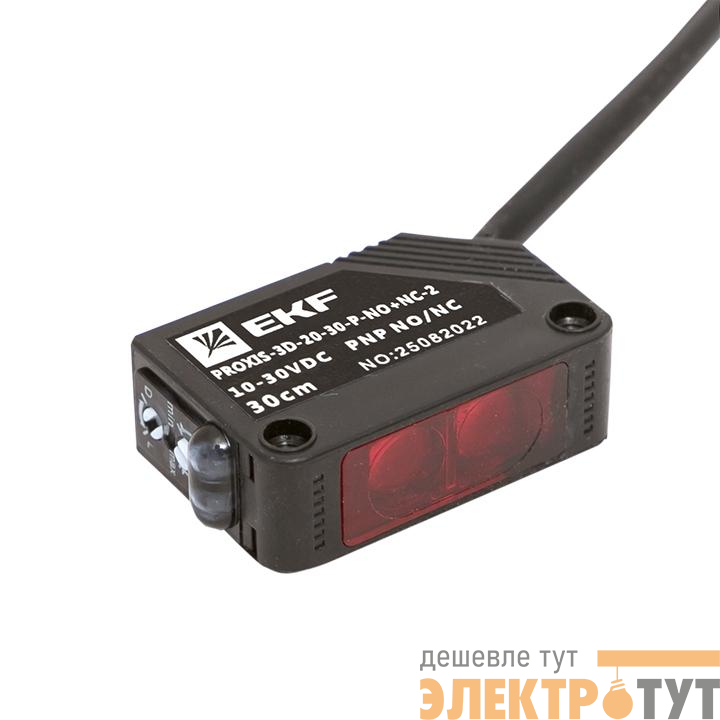 Датчик оптический бесконтактный EKF PROXIS-3D-20-30-P-NO+NC-2